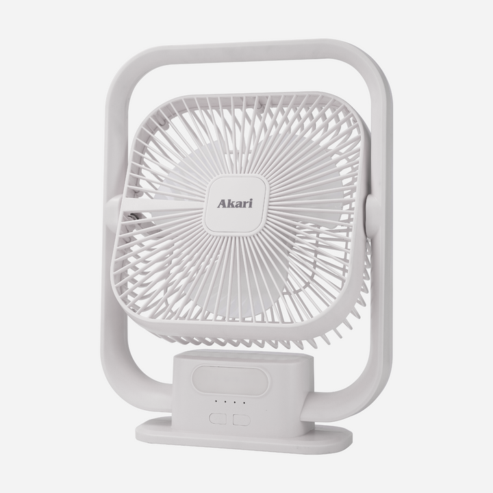 Akari 8" Rechargeable Fan with Light