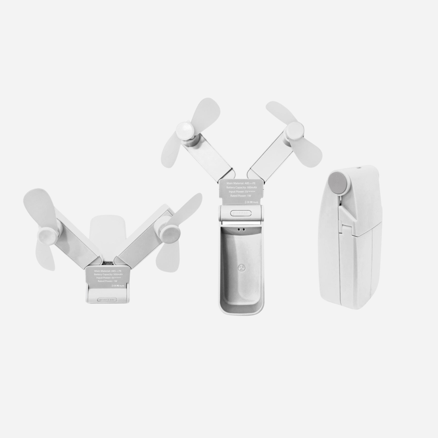 Double Head Foldable Fan