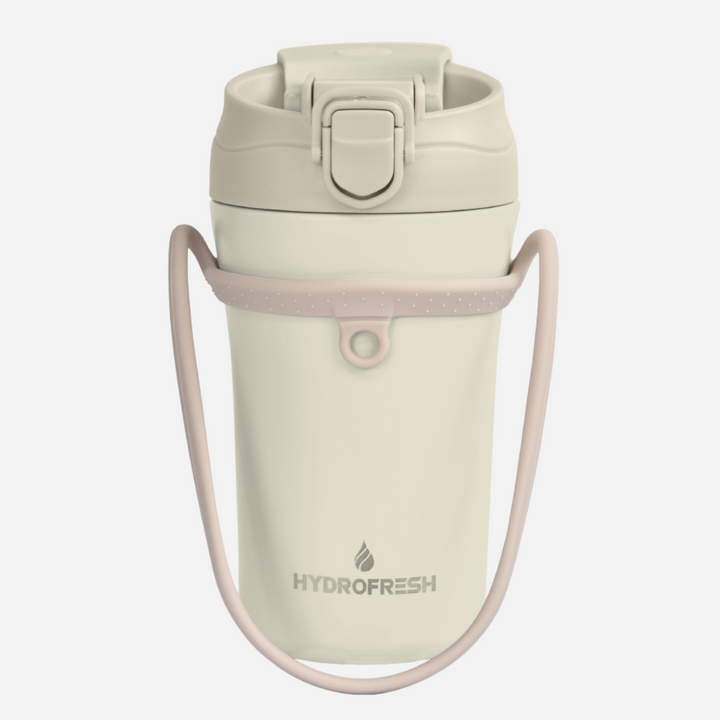 Hydrofresh Double Spout Stainless Mug with strap 400ml