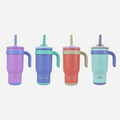 Hydrofresh Kids Stainless Straw with Handle 540ml Plain