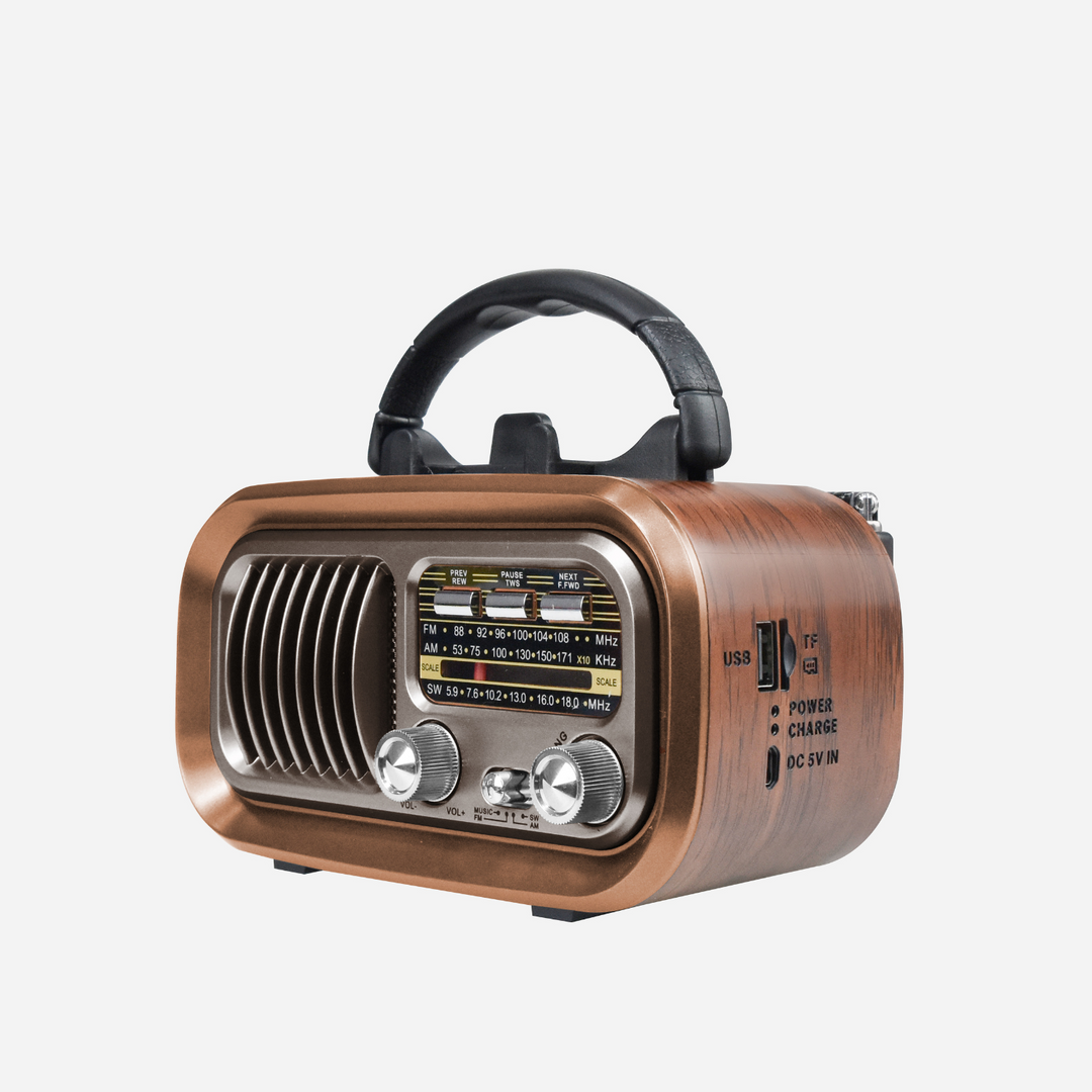 Vintage Radio with Bluetooth Speaker - Main Image