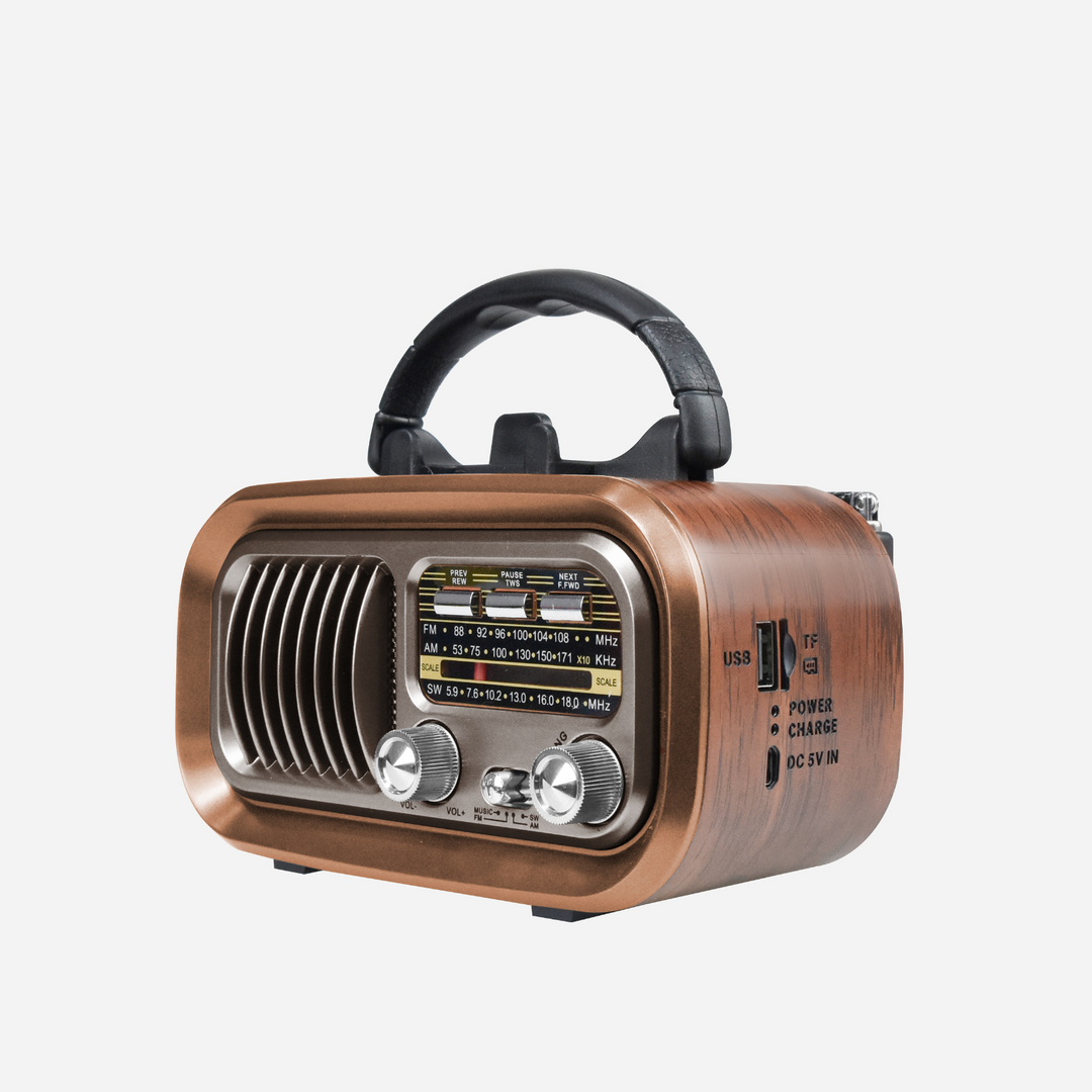 Vintage Radio with Bluetooth Speaker